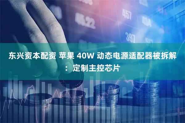 东兴资本配资 苹果 40W 动态电源适配器被拆解：定制主控芯片