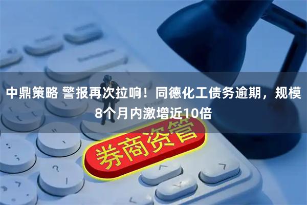 中鼎策略 警报再次拉响！同德化工债务逾期，规模8个月内激增近10倍